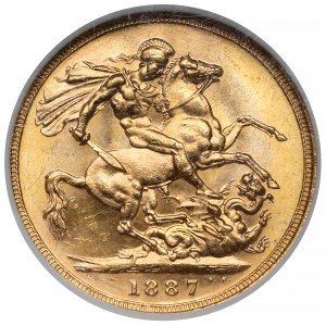 Australia, Victoria, Sovereign 1887-M