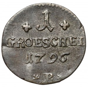 Śląsk, Fryderyk Wilhelm II, Greszel 1796-B, Wrocław - data wąsko