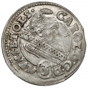 Śląsk, Karol II, 3 krajcary 1612, Oleśnica