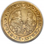 Silesia, Jan Chrystian and George Rudolf, 3 ducats 1610, Zloty Stok - RARE