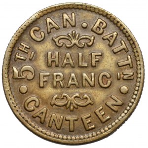 Francja, 5 Batalion Kanadyjski - 1/2 franka
