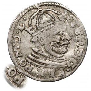 Stefan Batory, Trojak Poznań 1585 - PO i mała głowa - RZADKI