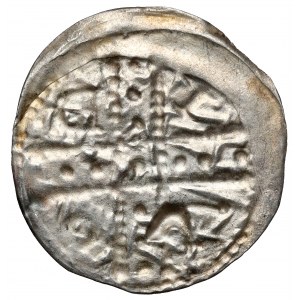 Śląsk, Bolesław I Wysoki (1163-1201), Denar Wrocław - BOLI - PIĘKNY