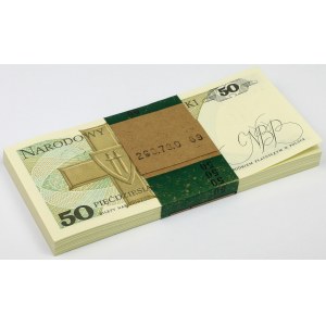 Paczka bankowa 50 zł 1988 - GG