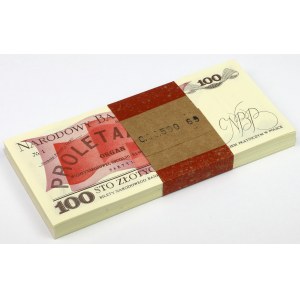 Paczka bankowa 100 zł 1986 - NZ