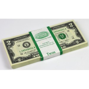 USA, PACZKA bankowa 2 Dollars 2009