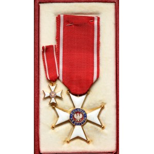 PRL, Order Odrodzenia Polski kl.IV + miniatura