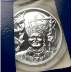 Jan Paweł II - zestaw SREBRNYCH monet i medali - zestaw (6szt)