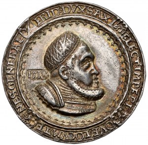 Saksonia, Fryderyk III Mądry, Doppelter Guldengroschen 1518, Norymberga - rzadkość