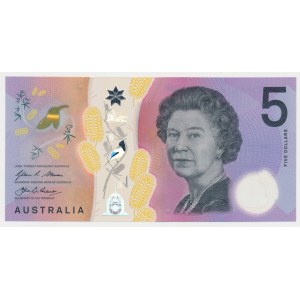 Australia, 5 Dollars 2016