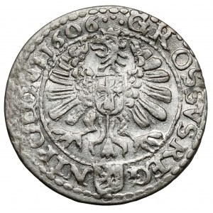 Zygmunt III Waza, Grosz Kraków 1606 - wczesny / duży orzeł