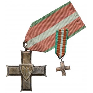 PRL, Order Krzyża Grunwaldu kl.III + miniatura