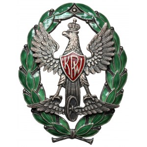 Odznaka, Kolejowe Przysposobienie Wojskowe - w srebrze