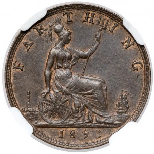 Anglia, Wiktoria, Farthing 1893