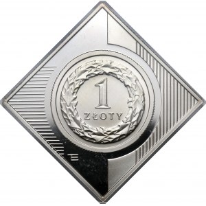 Klipa srebro 1 złoty 2005