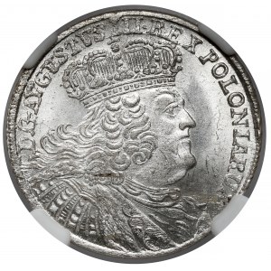 Augustus III Sas, Leipzig zwei Zloty 1753 - 8 GR
