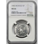 Monako, 5 franków 1945