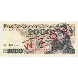 2.000 zł 1982 - WZÓR - BP 0000847 - No.0250