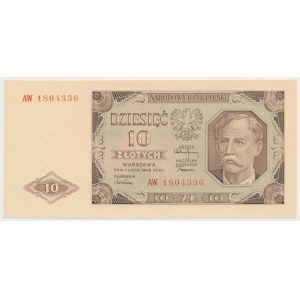 10 złotych 1948 - AW