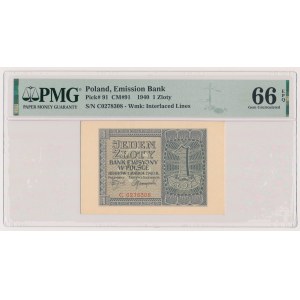 1 złoty 1940 - C