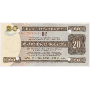 PEWEX 20 dolarów 1979 - HH - skasowany