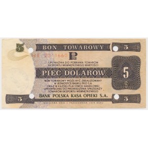 PEWEX 5 dolarów 1979 - HE - skasowany
