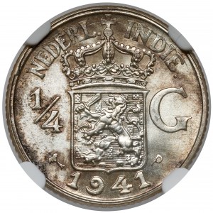 Indie holenderskie, 1/4 guldena 1941