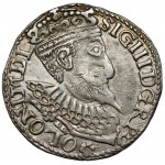 Zygmunt III Waza, Trojak Olkusz 1598 - rozetki - RZADKI