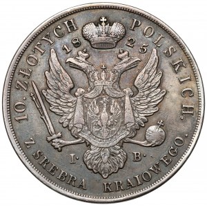 10 złotych polskich 1825 IB - b.rzadkie