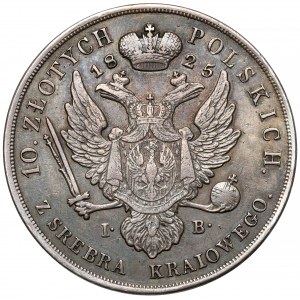 10 polnische Zloty 1825 IB - sehr selten