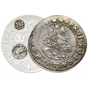 Śląsk, Ferdynand II, 3 krajcary 1622, Świdnica - b.rzadkie