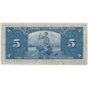 Canada, 5 Dollars 1937