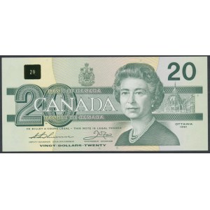 Canada, 20 Dollars 1991
