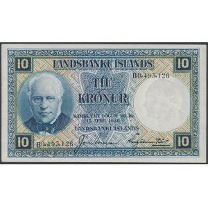 Iceland, 10 Kronur 1928