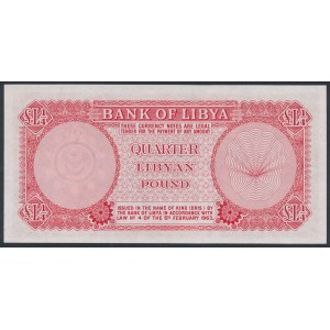 Libya, 1/4 Pound 1963