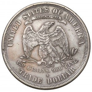 USA, Dolar 1877-S, San Francisco - Trade Dollar