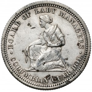 USA, 1/4 dolara 1893, Philadelphia - Isabella quarter