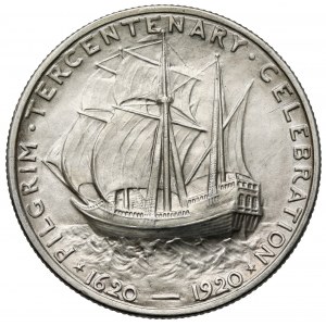 USA, 1/2 dolara 1920-D - Pilgrim Tercentenary