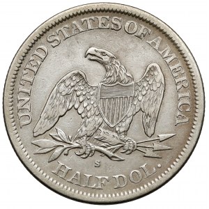 USA, 1/2 dolara 1865-S, San Francisco
