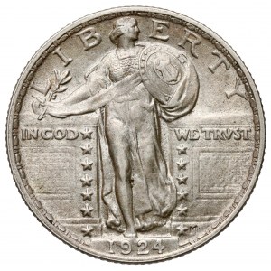 USA, 1/4 dolara 1924, Philadelphia