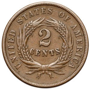 USA, 2 centy 1864, Philadelphia