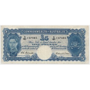 Australia, 5 Pounds (1952)