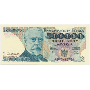 500.000 złotych 1990 - AD