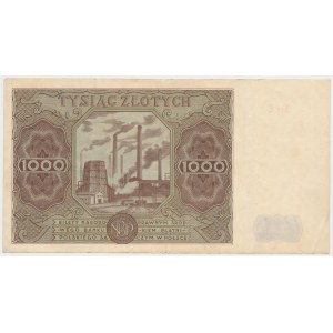 1.000 złotych 1947 Ser.E (duża litera)