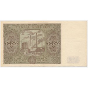 1.000 złotych 1947 Ser.F (mała litera)