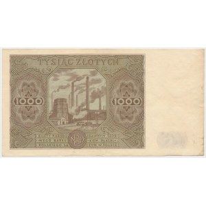 1.000 złotych 1947 Ser.G (mała litera)