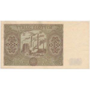 1.000 złotych 1947 Ser.G (mała litera)