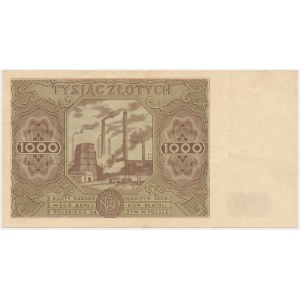 1.000 złotych 1947 Ser.H (mała litera)