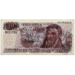 Argentina, 10 Pesos ND (1970-73) Specimen 2169 MUESTRA 00.000.000 A