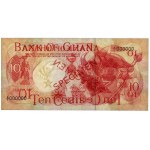 Ghana, SPECIMEN 10 Cedis 1967